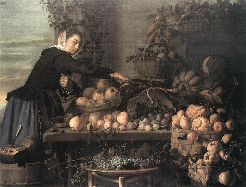 HEUSSEN, Claes van Fruit and Vegetable Seller oil painting image